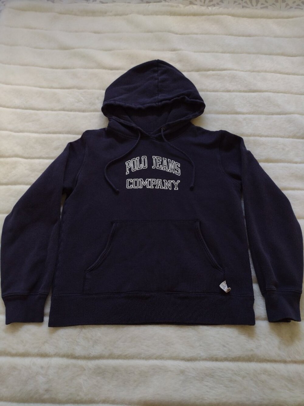 Polo Jeans Co. Ralph Lauren Women's Hoodie Sweatshirt Blue Medium